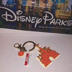 NWT Disneyland Parks Castle Keychain